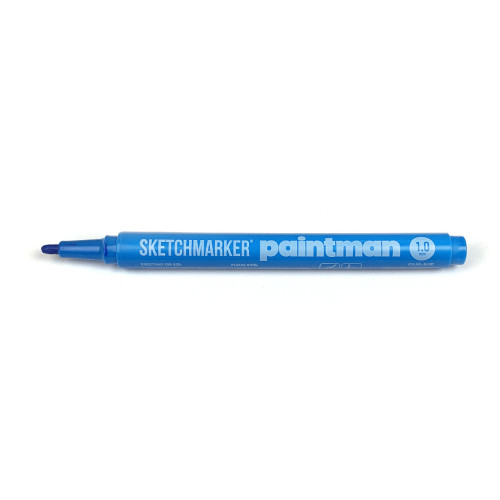 Маркер перманентний SketchMarker Paintman 1,0 мм, синій, SMPM1BLUE