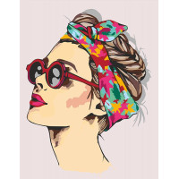 Картина по номерам, набор стандарт Grace ROSA START