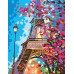 Картина по номерам, набор стандарт Весна в Париже ROSA START