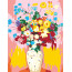 Картина за номерами акрил набір Економ Ваза з квітами ROSA START - товара нет в наличии