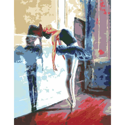 Картина по номерам акрил набор Балерина ROSA START