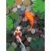 Картина по номерам, набор Рыбки в пруду, 35х45 см, ROSA START