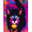 Картина за номерами, набір Space cat, 35х45 см, ROSA START - товара нет в наличии