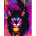 Картина за номерами, набір Space cat, 35х45 см, ROSA START