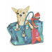 Картина по номерам, набор Собачка в дамской сумочке, 35х45 см, ROSA START