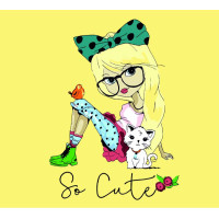 Картина за номерами, набір стандарту So Cute, 35х45 см, ROSA START