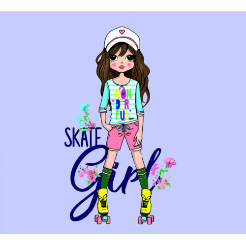 Картина за номерами, набір стандарту Skate Girl, 35х45 см, ROSA START