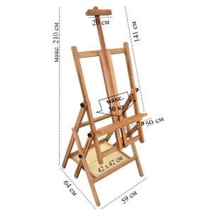 Мольберт студийный LeoArt-32Н