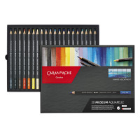Набір акварельних олівців Caran d'Ache Museum Aquarelle Marina Картонний бокс 20 кольорів 3510.920