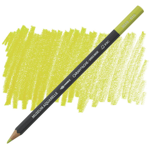 Акварельный карандаш Caran DAche Museum Aquarelle Olive Yellow - FSC (3510.015)