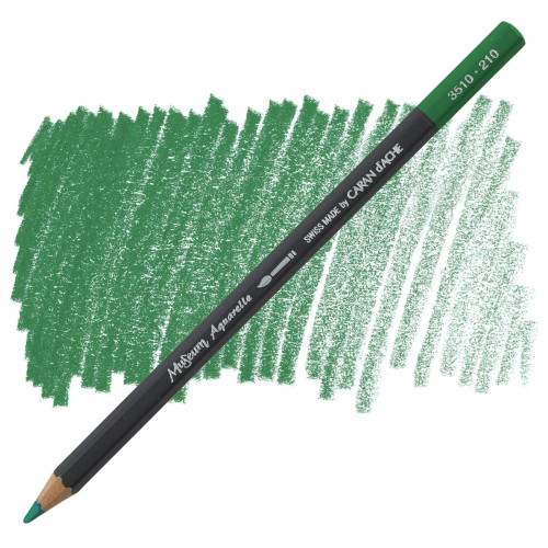 Акварельный карандаш Caran DAche Museum Aquarelle Emerald Green - FSC (3510.21)
