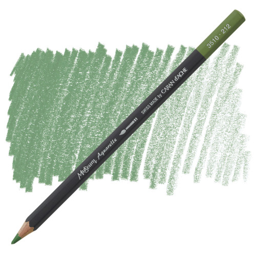 Акварельный карандаш Caran D'Ache Museum Aquarelle Chrom.Oxyde Green - FSC (3510.212)