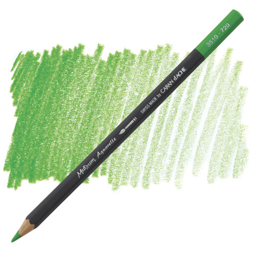 Акварельный карандаш Caran D'Ache Museum Aquarelle Bright Green - FSC (3510.72)