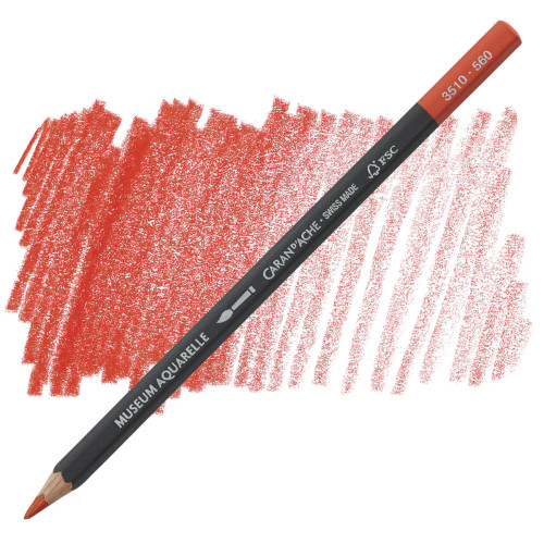 Акварельний олівець Caran DAche Museum Aquarelle Light Cadmium Red - FSC (3510.56)