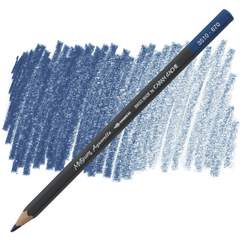 Акварельный карандаш Caran DAche Museum Aquarelle Permanent Blue - FSC (3510.67)