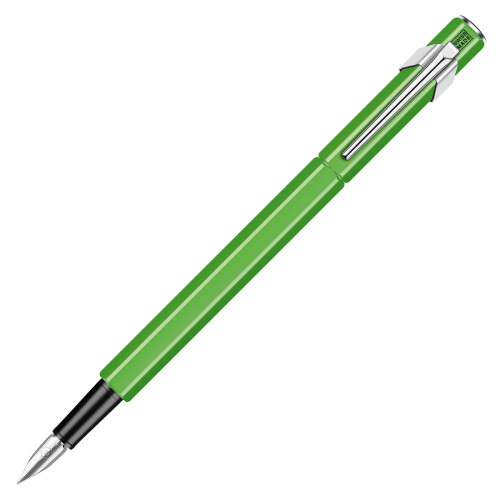 Чернильная перьевая ручка Caran dAche 849 Зеленая M+box (840.23)