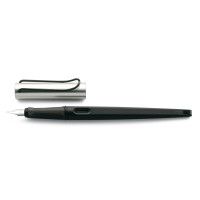 Чернильная перьевая ручка Lamy Joy Матовая Черная с хромированным колпачком 1,1 мм Чернила T10 Синие [011] (4029990)