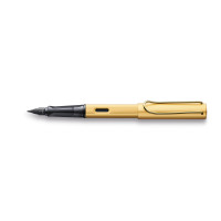 Чернильная перьевая ручка Lamy Lx Золотистая F Чернила T10 Синие [075] (4031502)