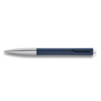 Кулькова авторучка Lamy Noto Синя та Срібна Стрижень M16 1,0 мм Чорний [283] (4001018)