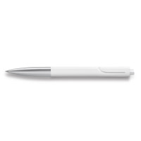 Кулькова авторучка Lamy Noto Біла та Срібна Стрижень M16 1,0 мм Чорний [283] (4001008)