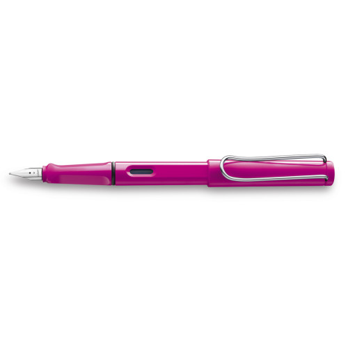 Чернильная перьевая ручка Lamy Safari Розовая F Чернила T10 Синие [013] (4000097)