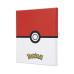 Подарунковий набір Moleskine Pokemon Записник середній Лінійка Покебол + Ручка-ролер Plus 0,7 мм Біла (LEPOQP060CLT)