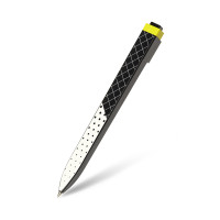 Кулькова авторучка Moleskine Go 1,0 мм Жовтий паттерн (з біркою) (EW8T1CMPHM10TAG)