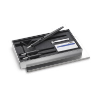 Набор для каллиграфии Lamy Joy (Чернильная перьевая ручка Матовая Черная с хромированным колпачком Перо 1,1 мм, 1,5 мм, 1,9 мм Чернила T10 Синие) [011] (1617714)
