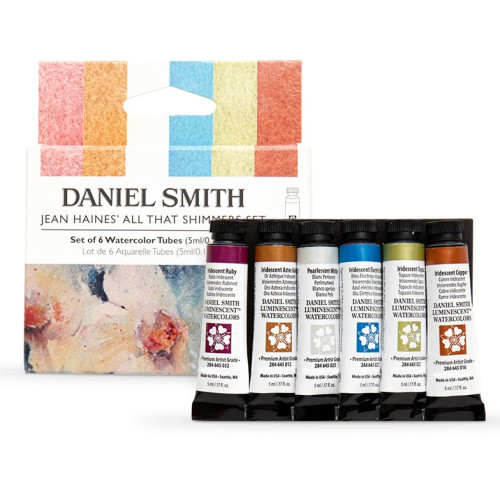 Набор акварельных красок в тубах Daniel Smith Jean Haines All That Shimmers 6х5 мл