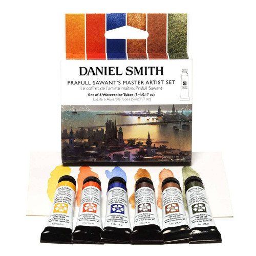 Набор акварельных красок в тубах Daniel Smith Prafull Sawant 6x5 мл