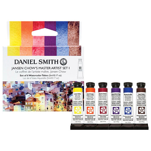 Набор акварельных красок в тубах Daniel Smith Jansen Chow Set 1 6x5 мл
