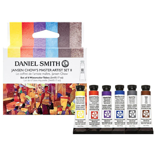 Набор акварельных красок в тубах Daniel Smith Jansen Chow Set 2 6x5 мл