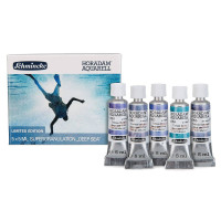 Набор акварельных красок Schmincke Horadam Aquarell Deep Sea с эффектом супергрануляции 5х5 мл