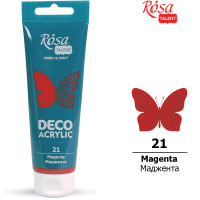Акрил для декора Rosa Talent, Маджента, матовый, 75 мл