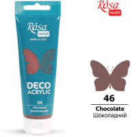 Акрил для декора Rosa Talent, Шоколадный, матовый, 75 мл
