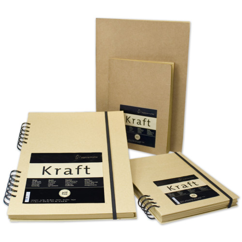 Скетчбук на спирали Hahnemuhle Kraft Paper Sketch Book 120 г/м², A4, 80 листов