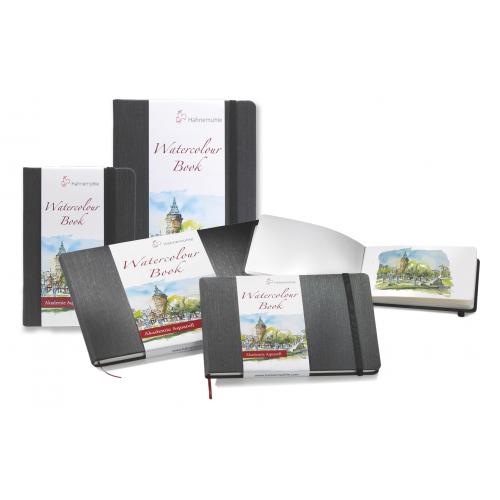 Скетчбук для акварели Hahnemuhle Watercolour Book 200 г/м², альбомная ориентация, А6, 30 листов / 60 страниц