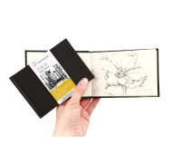 Скетчбук Hahnemuhle D S 140 г/м², А4 (альбомная ориентация), 80 листов, черный