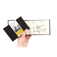 Скетчбук на спирали Hahnemuhle D S 140 г/м #178;, А4 (портретная ориентация), 80 листов, черный
