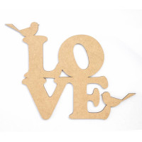 Заготовка напис „LOVE“, МДФ, 25х20см, ROSA TALENT (287008) Заготовка напис „LOVE“, МДФ, 25х20см, ROSA TALENT (287008)