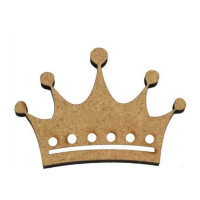 Мини-заготовка Корона МДФ 4,7х3,2см 10шт