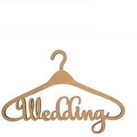 Заготовка вішак „Wedding“, МДФ, 45х30,5см, ROSA TALENT (281316)