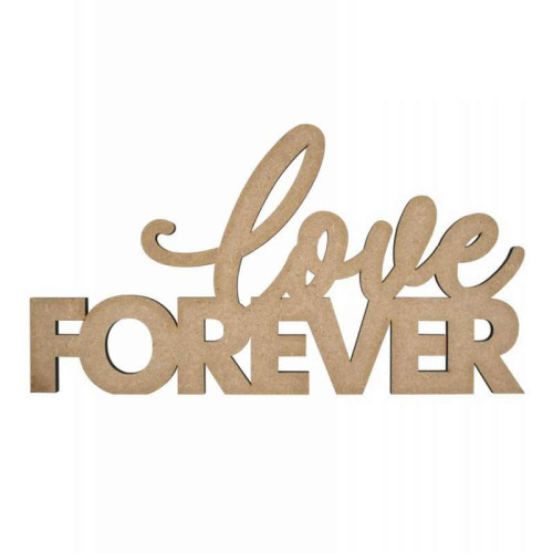 Заготовка напис „Love Forever“ МДФ 45х25см ROSA TALENT