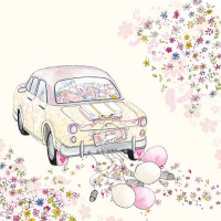 Декупажні серветки Just Married 33х33 см 18,5 гм2 20 шт Ambiente