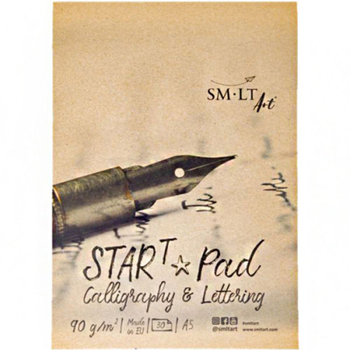 Склейка для каллиграфии и леттеринга STAR T А5, 90г/м2, 30л, SMILTAINIS (5KDS-30)