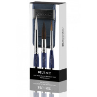 Набор кистей Escoda BLUE TRAVEL 3 шт