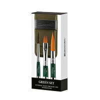 Набор кистей Escoda GREEN TRAVEL 3 шт