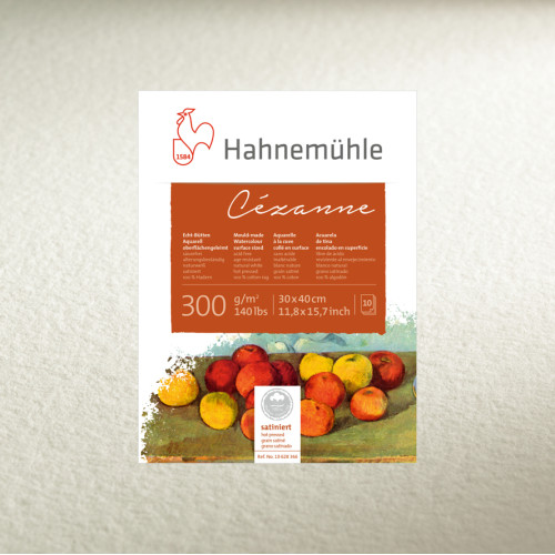 Бумага акварельная Hahnemuhle Cezanne 300 г/м CP, 24 х 32 см, 10 листов, склейка
