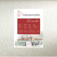 Бумага акварельная Hahnemuhle Veneto 325 г/м двусторонняя (rough CP), 30 х 40 см, 12 листов, склейка