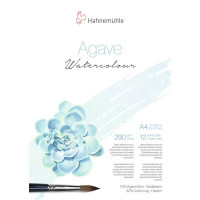 Папір акварельний Hahnemuhle Agave 290 г/м CP, А4, 12 листів, склейка